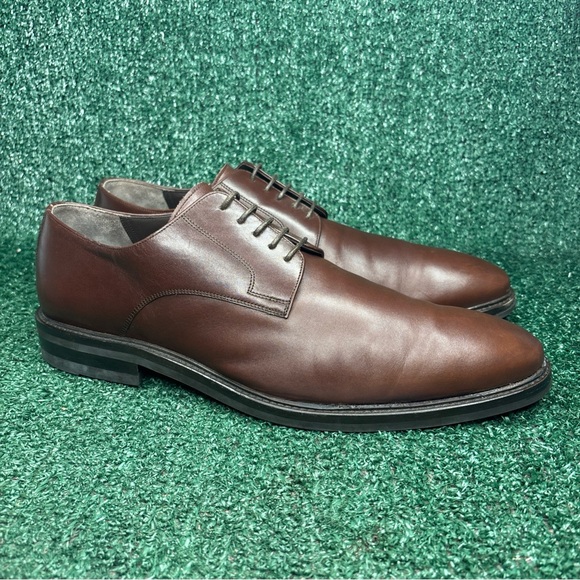 Bally Shoes Size 11.5 Brown Calf Leather Oxfords Made in Switzerland - Excellent main image 9